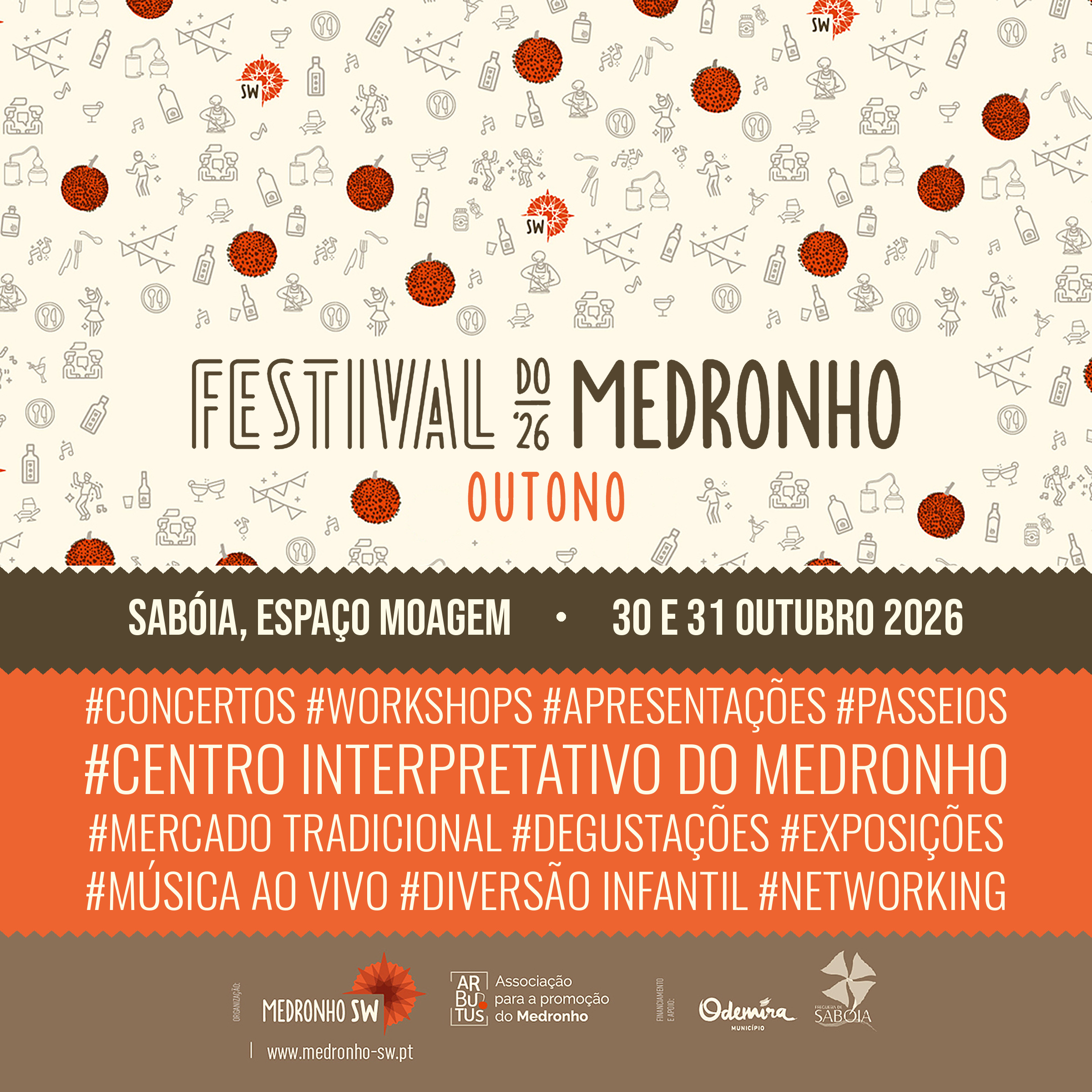 Festival do Medronho 2026, Sabóia, 30 e 31 de outubro